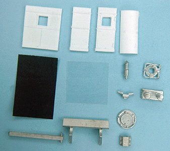 Boat Parts (Unpainted White Metal, & Resin Casting) -- Car Float Fittings; Fits Walthers Car Float 933-3152, sold separately