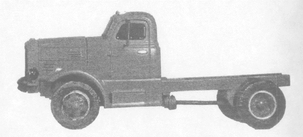 American Trucks - 1957 Oshkosh W-318, Metal Frame, 4x4 -- 10.00-20 Tires On Disc Wheels