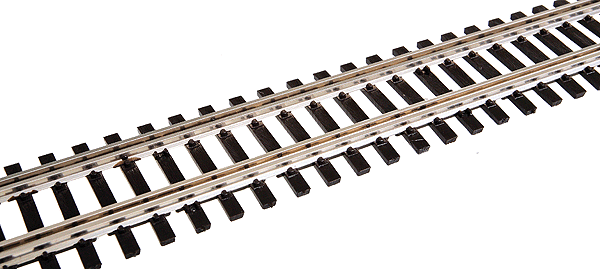 Code 100 Nickel Silver Flex Track -- Double-Guard Rail 39-3/8"  1m Long