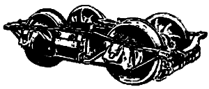 Hammond 4' Trucks -- 1-1/2" Gauge