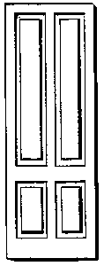 Doors -- 4-Panel 32 x 92" (No Sash)