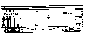 27' Boxcar -- DRGW