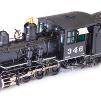 Blackstone Models Steam C-19 2-8-0 Consolidation - Sound & DCC Equipped -- Denver & Rio Grande Western #346 (Post Wreck, Flying Grande Logo)