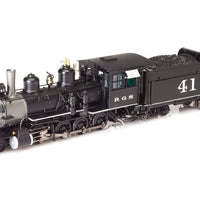 Blackstone Models Steam C-19 2-8-0 Consolidation - Sound & DCC Equipped -- Rio Grande Southern #41 (Number on Tender)
