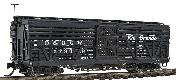 Blackstone Models(TM) 5500 Series 30' Stock Car -- Denver & Rio Grande Western #5793 (Flying Grande Herald)