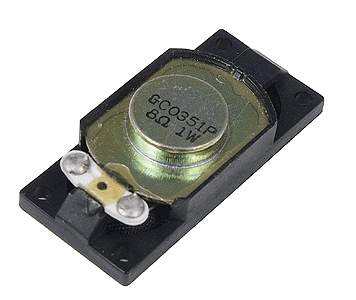 8-Ohm Speaker -- Oval - 0.63 x 1.38"  1.6 x 3.5cm
