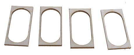 Speaker Gasket Kit -- 5/8 x 1-3/8"  16 x 35mm pkg(4)