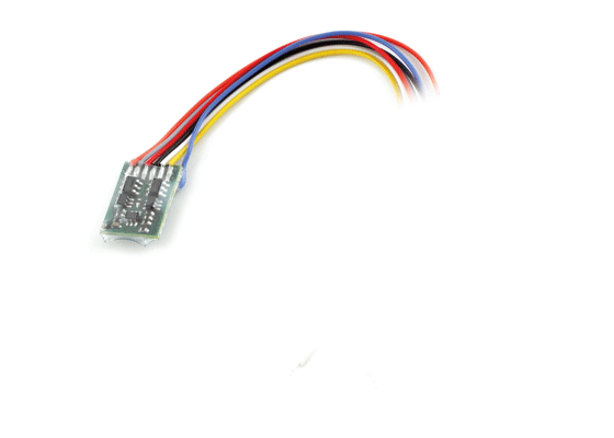 DCC Mobile Decoder - MC1 Series DCC Only -- N&Z; 2-Function, Universal, 13 x 9 x 3mm