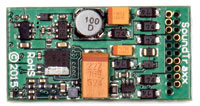 TSU-21PNEM Digital Sound & Control Decoder w/21-Pin Connector - Tsunami2 -- Alco Diesel Sounds 1-3/16 x 5/8 x 1/4"  30.5 x 15.5 x 6.5mm
