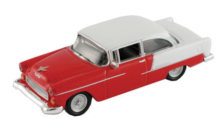 1955 Chevrolet Bel Air - Assembled -- Red, White