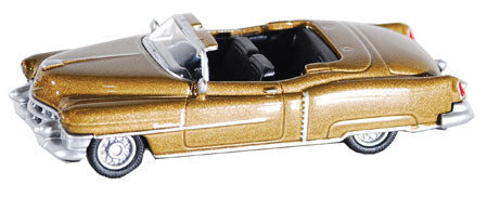 1953 Cadillac Eldorado Convertible - Assembled -- Top Down (gold, black Interior)