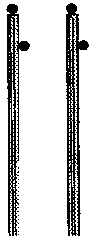 Rural Utility Poles w/Single Insulator