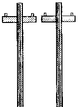 Rural Utility Poles w/Brackets