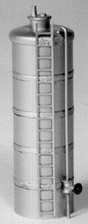 Vertical Oil Storage Tank -- 7/8 x 2-1/2"  2.2 x 6.3cm