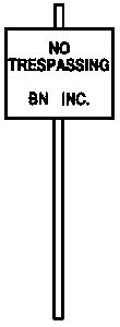 No Trespassing Signs