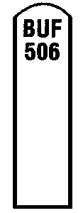 Mileposts -- Concrete, Rounded Top
