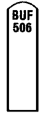 Mileposts -- Concrete, Rounded Top