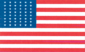 Flag/Pole/Base Kit -- United States (48 Stars, 1912-1959)