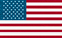 Flag/Pole/Base Kit -- United States (50 Stars, 1959+) pkg(3)