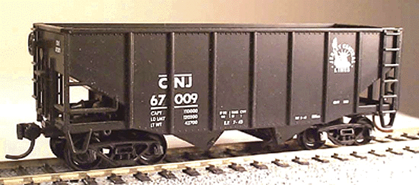 55-Ton Fishbelly Hopper - Kit -- Central of New Jersey
