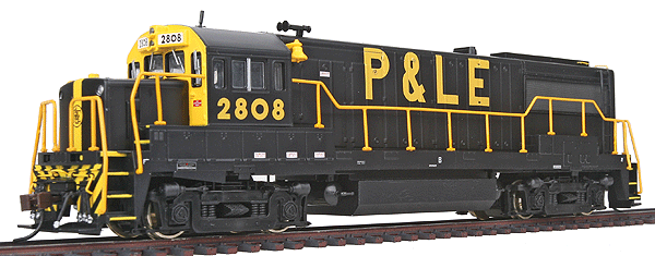 Executive Line Diesel GE U25B - Powered & Assembled - DCC Ready -- Pittsburgh & Lake Erie #2808 - Early Version Cab