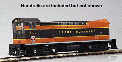 Diesel Baldwin VO-1000 Powered -- Great Northern #141 (Empire Builder colors)