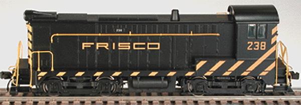Diesel Baldwin DS-4-4-1000 - Powered -- St. Louis - San Francisco "Frisco" #238 (black & yellow)