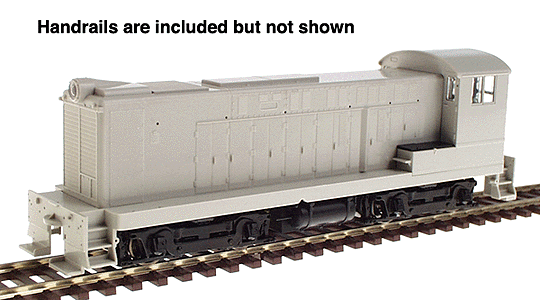 Diesel Baldwin S-12 Phase I Powered -- Undecorated