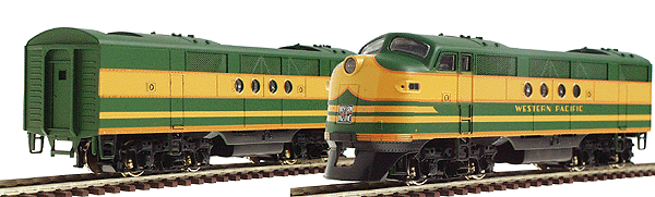 Diesel EMD FT A (Powered) B (Dummy) Set -- Western Pacific