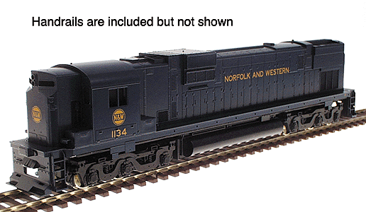 Diesel ALCO Century C-630 Powered - High Hood -- Norfolk & Western #3 (As Delivered - blue)