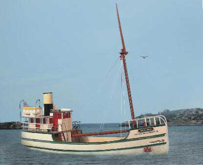 Great Lakes Diesel Motor Ship White Swan - Kit-1
