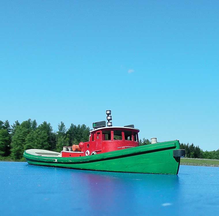 Diesel Tug Boat - Resin Kit -- Unpainted