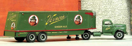 1952 Tractor with Keg Trailer - Resin Kit -- Unpainted with Vernors Decals-2
