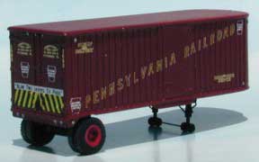 1954 Fruehauf Dura Van PRR 26' Piggyback Trailer - Resin Kit-2