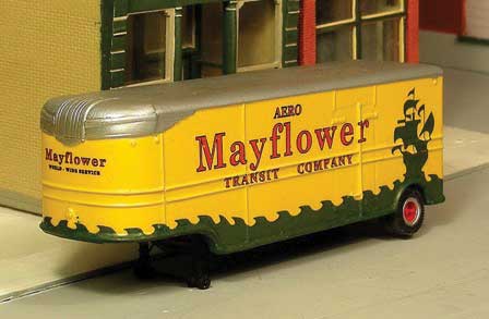 1947-1955 32' Fruehauf AeroVan Trailer - Resin Kit -- With Mayflower Decals