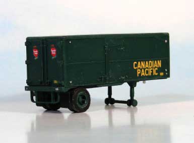 Canadian Pacific Piggyback Van Trailer - Resin Kit -- Undecorated