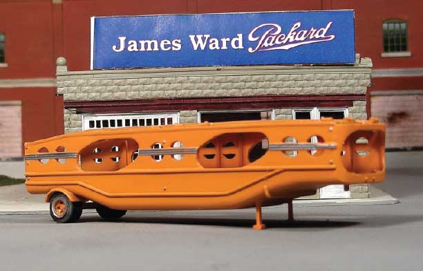 1940s Mechanical Handling Systems MHS Auto Carrier Trailer - Resin Kit -- Unpainted-1