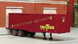 PRR 1950s 30' Tandem-Axle Piggyback Trailer - Resin Kit -- With TrucTrain Decals
