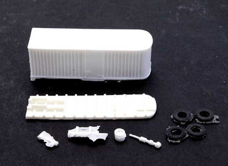 1954 Pennsylvania Railroad 26' Fruehauf Dura Van Piggyback Trailer - Resin Kit -- Undecorated