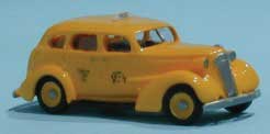 1937 Yellow Taxi - Resin Kit -- Undecorated