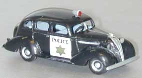1937 Hudson Terraplane Police Patrol Car - Resin Kit -- Undecorated-5