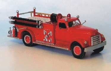 1950-1953 GMC-LaFrance Open Cab Pumper - Resin Kit -- Undecorated