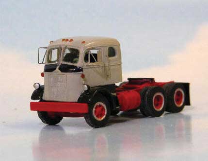 1953-1957 Mack H-63 Tandem-Axle Tractor Only - Resin Kit -- Undecorated