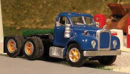 1957-1965 Mack B-67 Tandem-Axle Tractor Only - Resin Kit -- Undecorated
