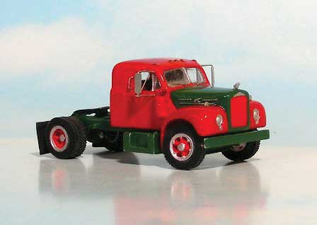 1953-1965 Mack B-61 Single-Axle Tractor Only - Resin Kit -- Undecorated