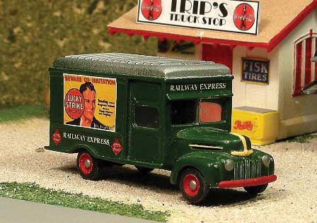 1942-1947 Ford Railway Express Agency Delivery Truck - Resin Kit -- Undecorated