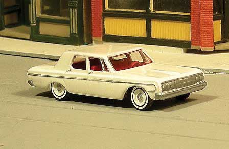 1964 Plymouth Belvedere 4-Door Sedan - Resin Kit -- Undecorated