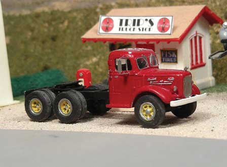 1950-1956 Mack LH Tandem-Axle Tractor - Resin Kit -- Unpainted