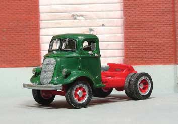 1937 Studebaker COE Highway Tractor Only - Resin Kit -- Unpainted Resin Castings