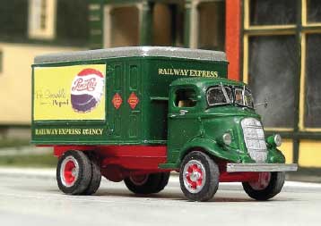 1937 Studebaker REA Delivery Truck - Resin Kit -- Unpainted Resin Castings with Railway Express Agency Decals